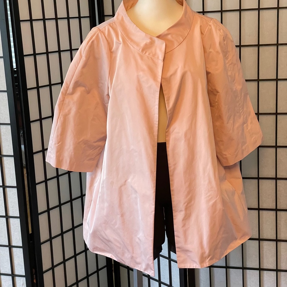 Lafayette 148 New York Blush Pink Cape Jacket
